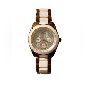 Armani Exchange 2 Tone Chronograph Model AX5036 Watch